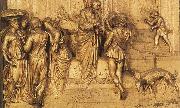 Lorenzo Ghiberti Isaac Sends Esau to Hunt oil on canvas